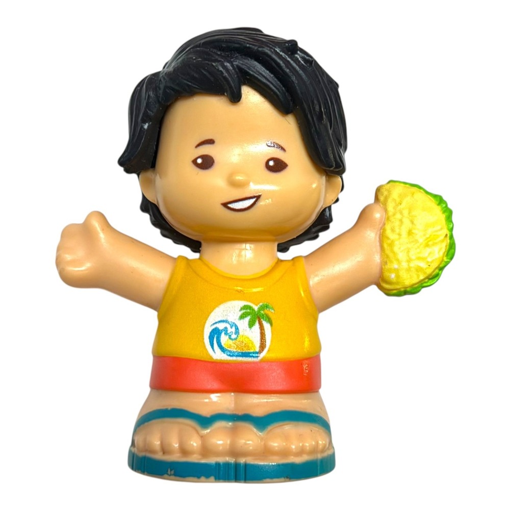 Fisher Price Little People Koby City Boy Taco Truck Surfer Beach Boy